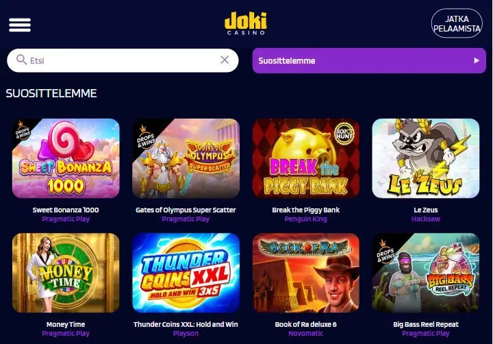 Paras joki casino bonus codes kohteessa Finland